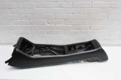 Audi A8 D3 Black Leather Centre Console Painted 4E0863241E (Item #403829) 