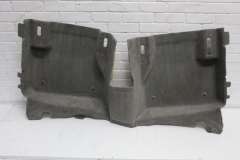 VW Phaeton D1 SWB Grey Rear Floor Carpet Section 3D0863677K (Item #404049) 