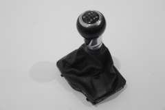 Audi A6 C7 6 Speed Manual Leather Gear Selector Knob Black 4G0863278D (Item #428904) 