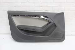 Audi A5 8T Cabriolet NS Left Front Door Card Agate Light Grey Leathe 8F0867103B (Item #432464) 