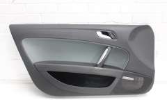 Audi TT 8J Mk2 NS Left Door Card Mineral Grey Leather BOSE 8J2867103B (Item #434654) 