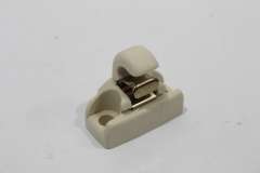 Audi A8 D3 Sun Visor Hook Clip Silk Beige New Genuine 4D0857561EDX6 (Item #411354) 