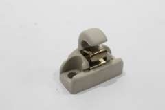 Audi A8 D3 Sun Visor Hook Clip Linen Beige New Genuine 4D0857561EY22 (Item #411361) 