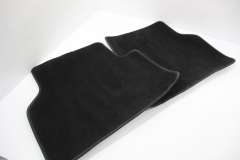 VW Golf Mk5 Rear Black Carpet Floor Mats Genuine 1K0864452D (Item #412187) 