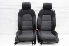 Audi A3 8P FL Cabriolet Front Black Silver Cloth Sport Seats  8P0885806CE (Item #414835) 