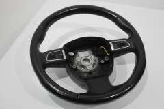 Audi A3 8P 3 Spoke Black Multifunction Perforated Steering Wheel 8R0419091FTNA (Item #459075) 