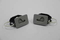 Audi A6 C6 Pair Luggage Retaining Net Locking Socket Lugs Star Silve 4F9861735B (Item #418598) 