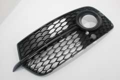 Audi Q5 S-Line Black Edition NS Left Fog Light Grill New Genuine 8R0807681SZDE (Item #421066) 