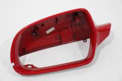 Audi A4 B8 NS Left Wing Mirror Housing Cover Brilliant Red LY3J 8F0857527B (Item #422192) 