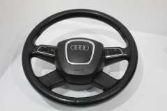 Audi A4 B8 Black Leather Steering Wheel For Lane Departure System 8K0419091D (Item #422425) 