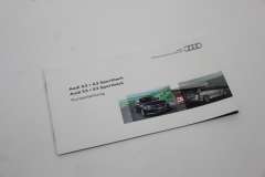 Audi A3 8P FL Quick Reference Guide Manual German Deutsch 10256275500 (Item #424665) 