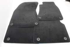 Audi A8 D4 RHD Set Front Rear Carpet Floor Mats Black New Genuine 4H2863011DGP1 (Item #426175)