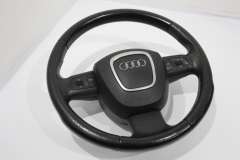 Audi A4 B7 Tiptronic Black Perforated Leather Sport Steering Wheel 8P0419091DE (Item #426433) 