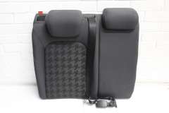 Audi A3 8V 5 Door OS RIght Rear Seat Back Black Cloth 8V0885806 (Item #428085)