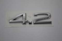 Audi A8 D2 4.2 Boot Badge Logo New Genuine 4B0853743N (Item #430029) 