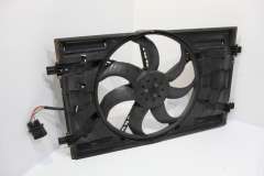 Audi A3 8V Cooling Panel Ring and Fan 5Q0121203CN 5Q0121205S (Item #431135) 