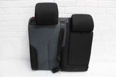 VW Passat B7 Saloon Rear OS Right Black Blue Cloth Seat Back 3AF885806RA (Item #432799)