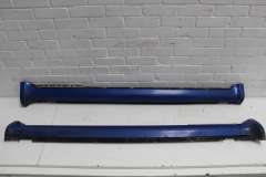 Audi S3 8L Wider Lower Sill Cill Trims + End Caps Nogaro Blue LZ5M 8L7853859 (Item #435817)