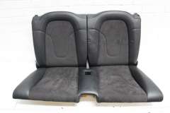 Audi TT 8J Mk2 Black Half Leather Alcantara Rear Seats 8J8885805A (Item #460745) 