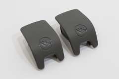 Audi Q5 FY Pair Isofix Slot Trim Covers Rotor Grey New Genuine 80A887187LV8 (Item #439004) 