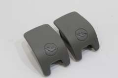 Audi Q5 FY Pair Isofix Slot Trim Covers Rock Grey New Genuine 80A887187MG6 (Item #439093) 