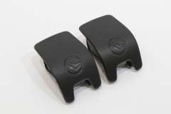 Audi Q5 FY Pair Isofix Slot Trim Covers Granite Grey New Genuine 80A887187DS2 (Item #439099) 