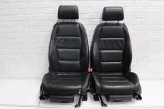 Audi A4 B6 B7 Cabriolet Black Leather Sports Front Seats 8H0881515C (Item #439141) 