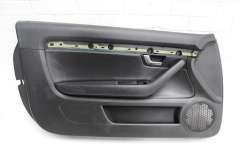 Audi A4 B6 B7 Cabriolet NS Left Front Black Leather Door Card 8H0867103H (Item #439146) 