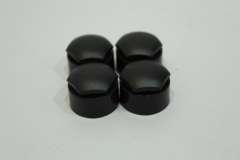 Audi  A1 A6 A7 Q2 Q3 Black Locking Wheel Nut Bolt Cover Caps New 4M0601173B (Item #439998) 