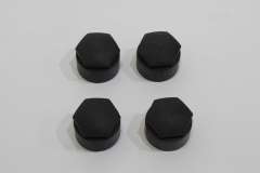 Audi  A1 A6 A7 Q2 Q3 Black Locking Wheel Nut Bolt Cover Caps New 4M0601173C (Item #473110) 
