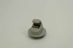 VW Arteon Golf Jetta Sun Visor Hook Clip Silver New Genuine 5G0857561BY20 (Item #459329) 