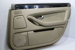 Audi A8 D3 LWB Rear OS Right Door Card Jive Torrone Beige Cream 4E4867304A (Item #440993) 