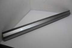 Audi A8 D3 OS Right Front Lower Door Strip Trim Light Silver LY7W 4E0853960A (Item #441339) 