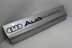 Audi Q7 4L Rear NS Left Lower Door Strip Trim Light Silver LY7W 4L0853969 (Item #441488)
