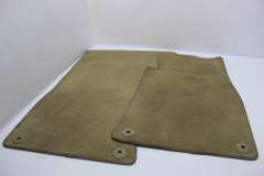 Audi A8 D3 RHD Front Torrone Beige Cream Carpet Over Mats 4E2863011B8D9 (Item #441801) 