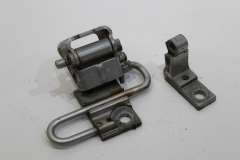 Audi A8 D3 Front NS Left Rear Door Hinges Upper and Lower 4E0831411C (Item #442162) 