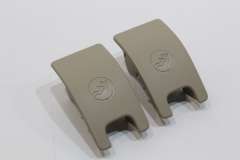 Audi A4 B8 Pair Isofix Slot Trim Covers Cardamom Beige New Genuine 8T0887187K38 (Item #444504)