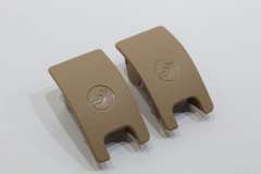 Audi A4 B8 Pair Isofix Slot Trim Covers Luxor Beige New Genuine 8T088718761S (Item #444512)