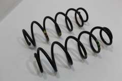 VW UP! Pair Rear Coil Springs 1 Yellow 2 Orange 3 Green Marks 1S0511115AK (Item #446271) 