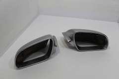 Audi S8 D3 Aluminium Chrome Door Wing Mirror Housing Cover Casings  4E0857507A (Item #447443) 