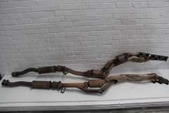 Audi S8 D3 V10 5.2 Pair Catalyst Cat Sections and Manifolds 07L253019H (Item #447790) 