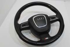 Audi S5 8T Black Leather Multifunction Steering Wheel  8T0419091C (Item #448281) 