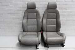 Audi TT 8N Mk1 Heated Front Seats Pair Silver 8N0881775A (Item #451713)
