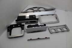 VW Passat B6 Dashboard Centre Console Trim Set Wrapped Silver 3C2858335 (Item #453863) 