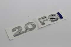 VW Touran 1T 2.0 FSi Rear Boot Badge Logo Chrome Blue New Genuine  1T0853675HCE (Item #454160) 