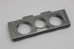 VW Polo Mk5 Heater Control Panel Surround Trim Cortina Silver 6C2819075 (Item #455228) 
