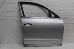 Audi Q5 8R Front OS Right Door Skin Ice Silver LX7W 8R0831052E (Item #455567)