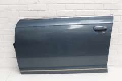 Audi A6 C6 Front NS Left Door Skin Polar Blue LX5Y 4F0831051F (Item #457320)