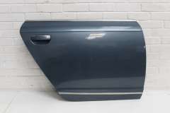 Audi A6 C6 Rear OS Right Door Skin Polar Blue LX5Y 4F0833052G (Item #457321)
