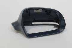 Audi A6 C6 FL OS Right Door Mirror Housing Cover Polar Blue LX5Y 4F0857528B (Item #457425)